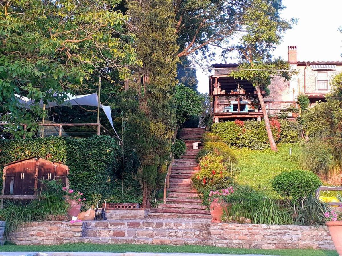 Tuscan Hills Near Florence - Stone House ヴィッキオ エクステリア 写真